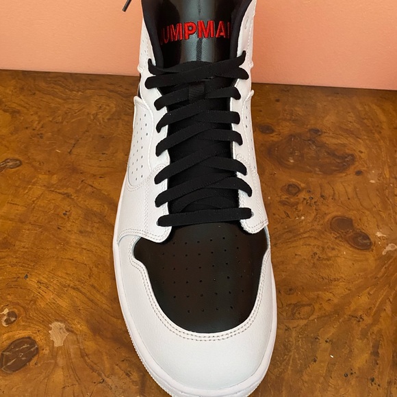 Nike Air Jordan Access White Black Sneakers AR3762-101 Shoes Size 14 NEW NO BOX - Picture 8 of 10